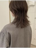 フェイスフレーミングルーツカラー天使の羽バングネオウルフボブ