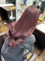 ルアナ 名古屋店(Luana) 髪質改善ストレートと艶カラーでつくるピンク系カラー