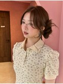 前髪顔まわり/韓国風/小顔見え/髪質改善/レイヤー/韓国ヘア