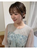 リア(li‘a)&nbsp;アレンジ/顔周りカット7.30ミルクブラウン