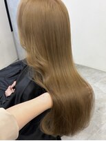 ガーランドウメダ(Garland umeda)&nbsp;ブリーチ無しのヘーゼルベージュ♪  Otoha