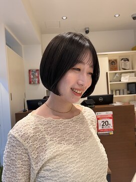 バサ 江古田店(BASSA) 【Kansaku】ミニボブ×オリーブグレージュカラー