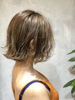 サンヘアアンドメイク(Sa N. HAIR MAKE)&nbsp;【Sa N.】アッシュベージュ☆ニュアンスボブ☆