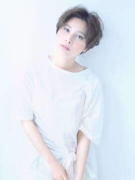 アビエクレール 河内花園(abije claire) 抜け感ミニマムショート★20代30代50代 髪質改善