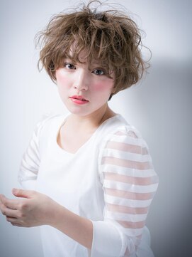 カバーヘア イヴ 戸頭店(COVER HAIR EVE) 大人可愛い小顔マニッシュショートw戸頭10代20代30代