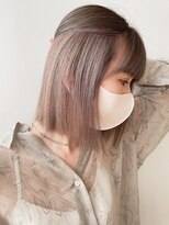 【インナーグレージュ】モノトーングレージュ,マロンベージュ