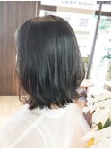 お客様スタイル☆30代40代50代☆小顔ストレート外ハネミディアム