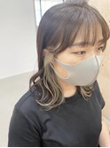 【花菜】インナーミルクティーカラー
