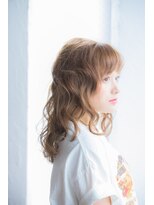 ミエル ヘア 新宿(miel hair) 〈mielhair新宿〉透明感ウェーブミディ
