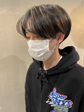 ベルベットヘア 千早店(Velvet hair) ハイライトセンターパート 【福岡 聖容】