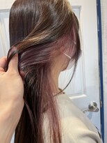シャルマン 六町(CHARMANT) くすみピンク、インナーカラー