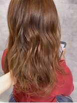 ルイス(L'wis)&nbsp;ムラありでも大丈夫！ブリーチなしオレンジカラー【L'wis 乙津】