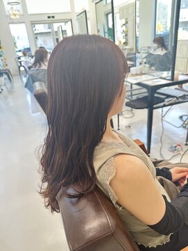 フォルテ 島田店 韓国ヘア×ピンクベージュ