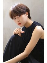 ブラン 広島本通(Blanc)&nbsp;【Blanc】マッシュショート＿ベージュカラー＿ショートボブ２