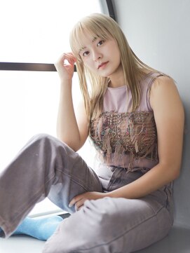 スリール バイ ミリー 江坂(Sourire by milly) 【Sourire江坂】外国人ハイトーンアッシュカラーグレーベージュ