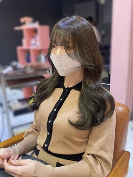 フィッシュ(fish) *ブリーチ無し《オリーブカラー》