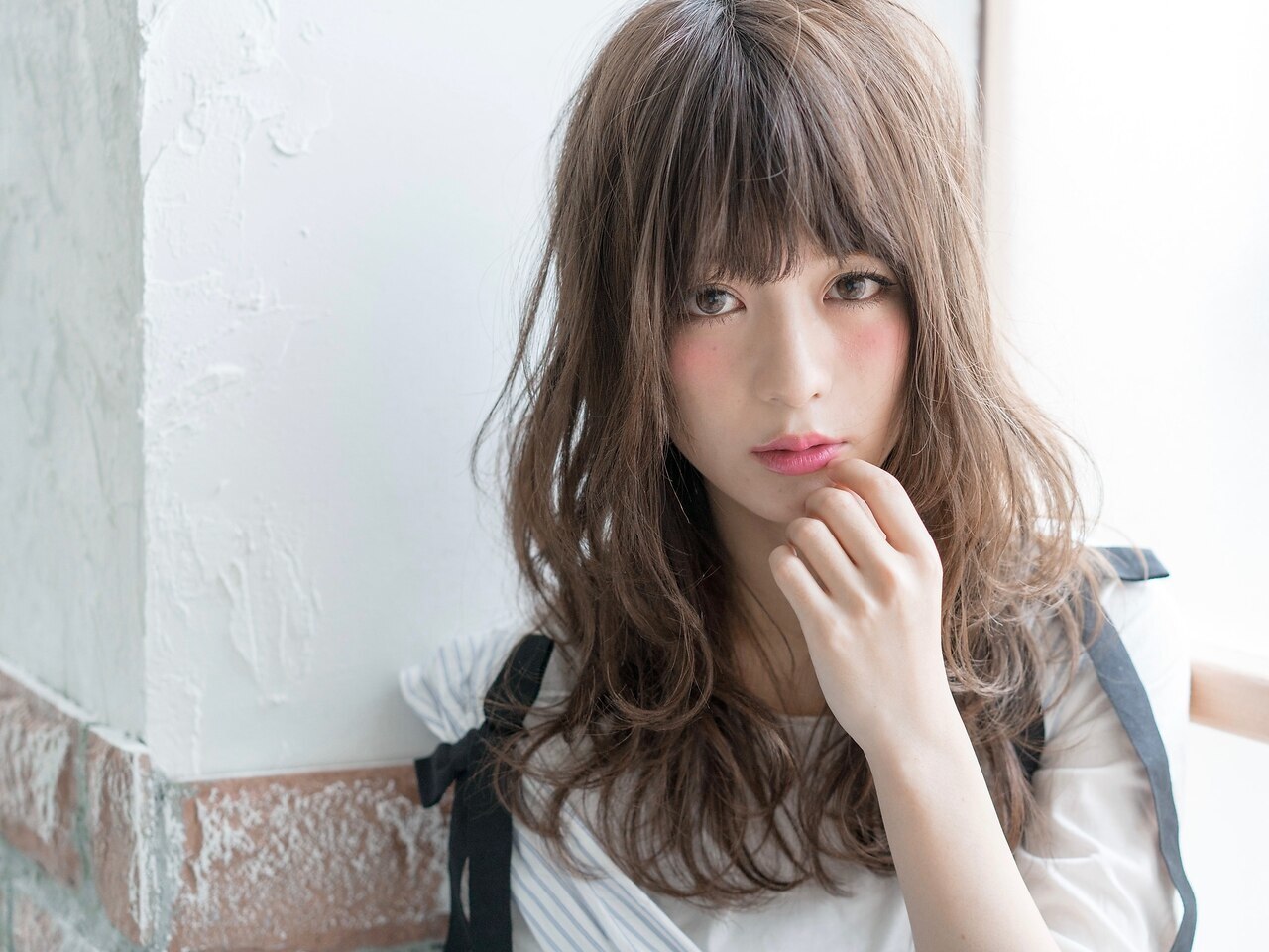 【アミノ酸ヘアケアTr付】カット+プレックス配合艶フルカラー☆\6900
