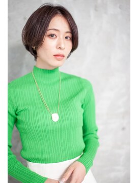 アッシュ 池袋店(Ash) 20代30代40代『大人可愛いハンサムショート』 #池袋駅