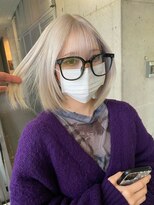 ガルボ ヘアー(garbo hair) ハイトーンホワイトカラー高知美容院10代20代