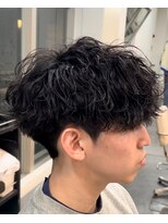 バース 梅田中崎町店(BIRTH)&nbsp;ツイストスパイラルパーマツイストパーマメンズマッシュパーマ