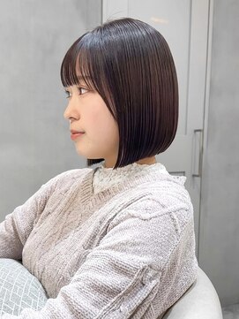 ロンド ブランシュ 錦糸町北口(Lond blanche) 前髪アンブレラカラーこなれミディイメチェンウェーブパーマ