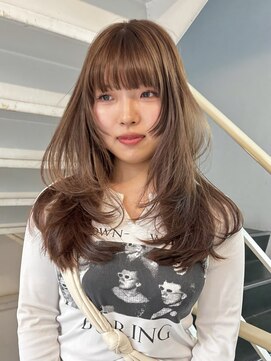 フェブ(fev) 【fev_uran】hazel beige ×frill layer