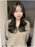 Olive beige×layer  cut