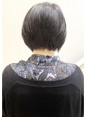 【morio成増/一戸】黒髪大人かわいい前下がりショートボブ
