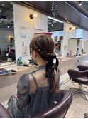 編みおろしアレンジ