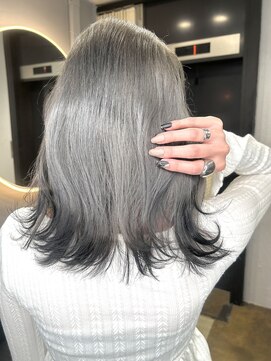 ジゼル(GiseL) エンドカラー シルバー アッシュ ケアブリーチ