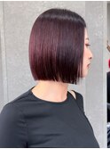 ◇メルティカラー似合わせカットウェーブミディアム縮毛矯正ボブ