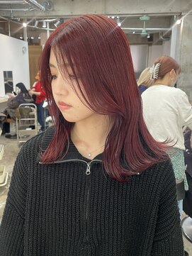 カシェル(cashel kishaba) ブリーチなしレッド