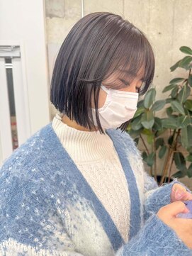 ノエ(noe) イメチェン/ホワイトブロンド/外ハネボブ/美髪/栄/矢場町k28