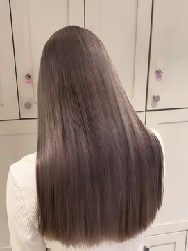 ベレーザ 渋谷(BELEZA) 15056暗髪ミルクティーベージュオリーブカラーストレート