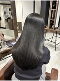 ダークグレージュ×髪質改善トリートメント