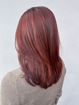 アルバム 銀座(ALBUM GINZA) ロング顔周りレイヤーおくれ毛韓国ヘア_ba536891