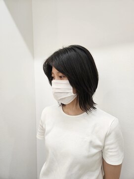 ネクサス NEXUS 伸ばし中。でも雰囲気は変えたい長めレイヤーボブ