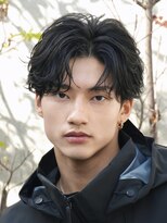 フィフス 原宿(fifth) 原宿フェザーショートメンズカットセンターパート30代緩めヘア