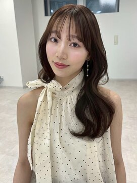 ユーフォリア 銀座本店(Euphoria) くびれヘア透明感カラー前髪20代30代40代