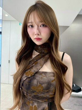 サンドレオ 新宿店(sand Leo) オリーブグレー/韓国風巻き/レイヤーカット/くすみベージュ/新宿