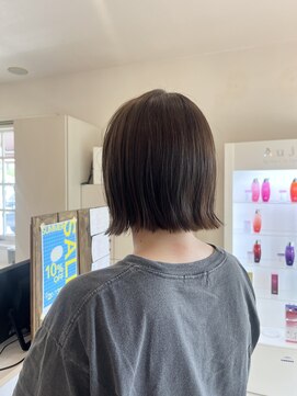 トップヘアー 大元店(TOP HAIR) ボブ/オリーブカラー