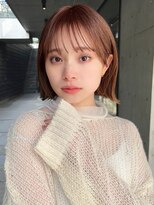 ガーデンヨコハマ(GARDEN YOKOHAMA)&nbsp;切りっぱなし　ボブレイヤー　ワインレッド　バーガンディ