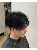 毛流れフェザーパーマ