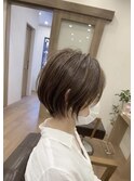 髪質改善で作る♪大人可愛い丸みショートボブ