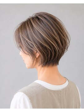 カノア(CANNOA.) 透明感ベージュの白髪ぼかしハイライト