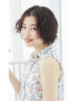 「瀧上丈司」センターパートボブ×小顔簡単スタイリング