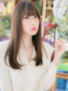 カバーヘア イヴ 戸頭店(COVER HAIR EVE) *bliss* しっとりまとまる◎小顔・黒髪・ストレート