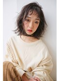 顔周りがポイント！リッジカールボブ