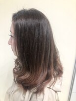 サロンドユー ベルポート本店(SALON DE U)&nbsp;オレンジベージュグラデーションカラー