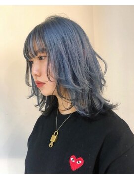 ジーナ(XENA) シースルーブルー×インナーブラック